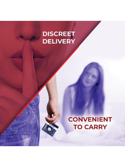 DaSutra Max Pleasure 5-in-1 Multi-Texture Strawberry Flavoured Condoms
