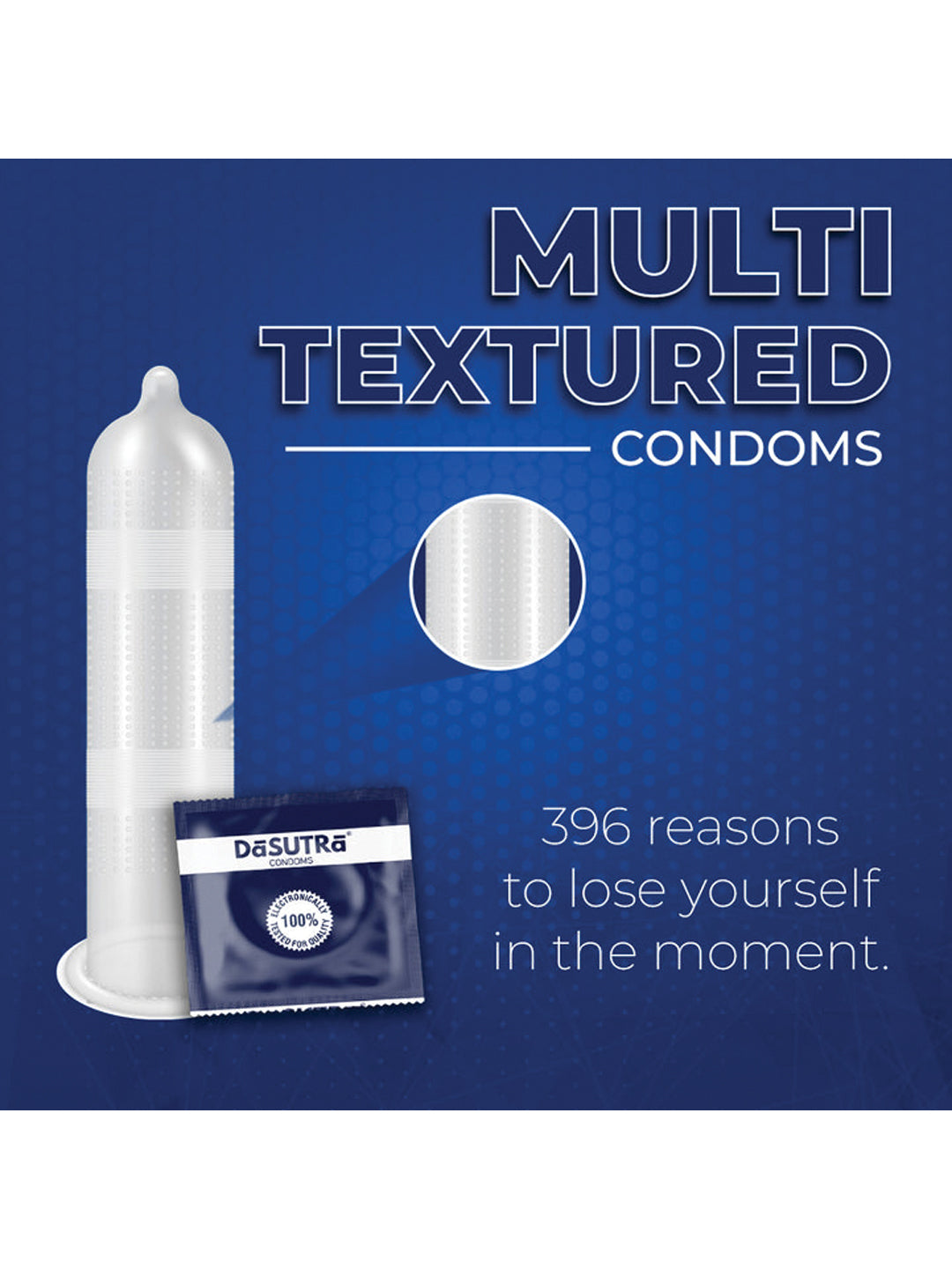 DaSutra Max Pleasure 5-in-1 Multi-Texture Strawberry Flavoured Condoms