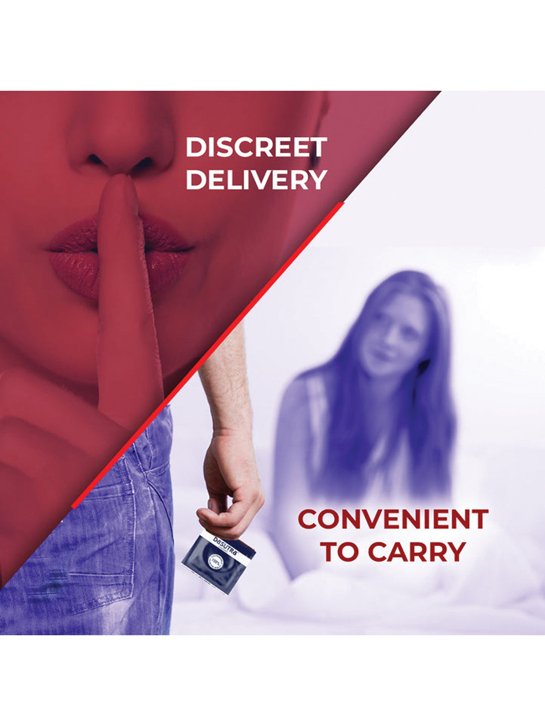 DaSutra Max Pleasure 5-in-1 Multi-Texture Strawberry Flavoured Condoms
