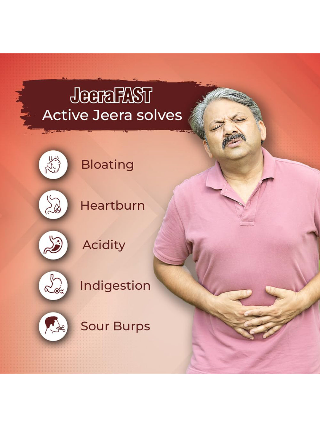 Jeerafast Digestive Sachets (Pack of 40 Sachets)
