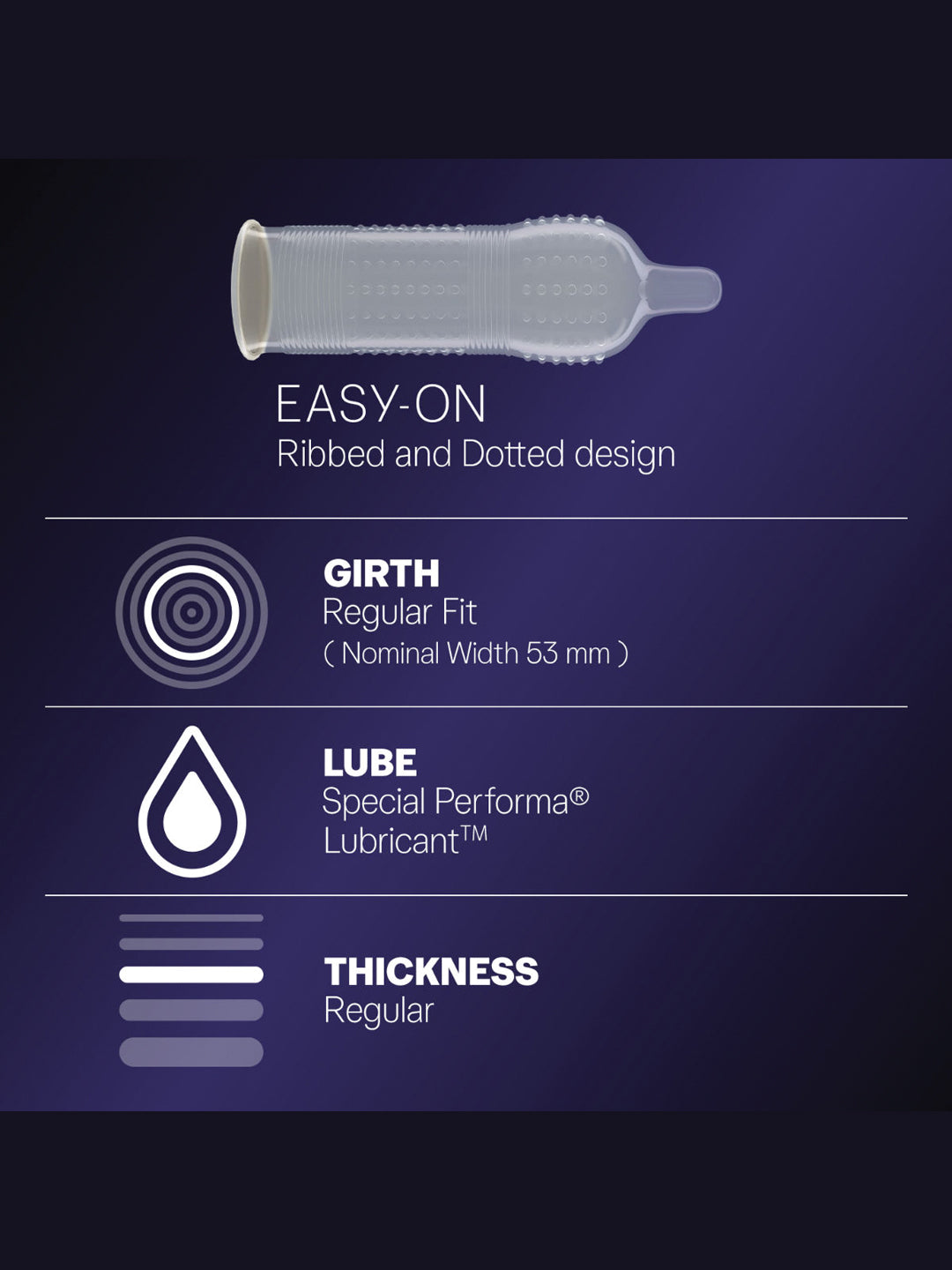 Durex Mutual Climax Condoms (Pack of 3pcs)