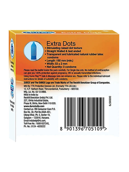 Durex Extra Dots Condoms