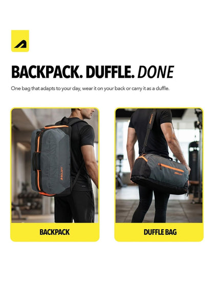 Boldfit TrainFlex Duffle Bag-Grey