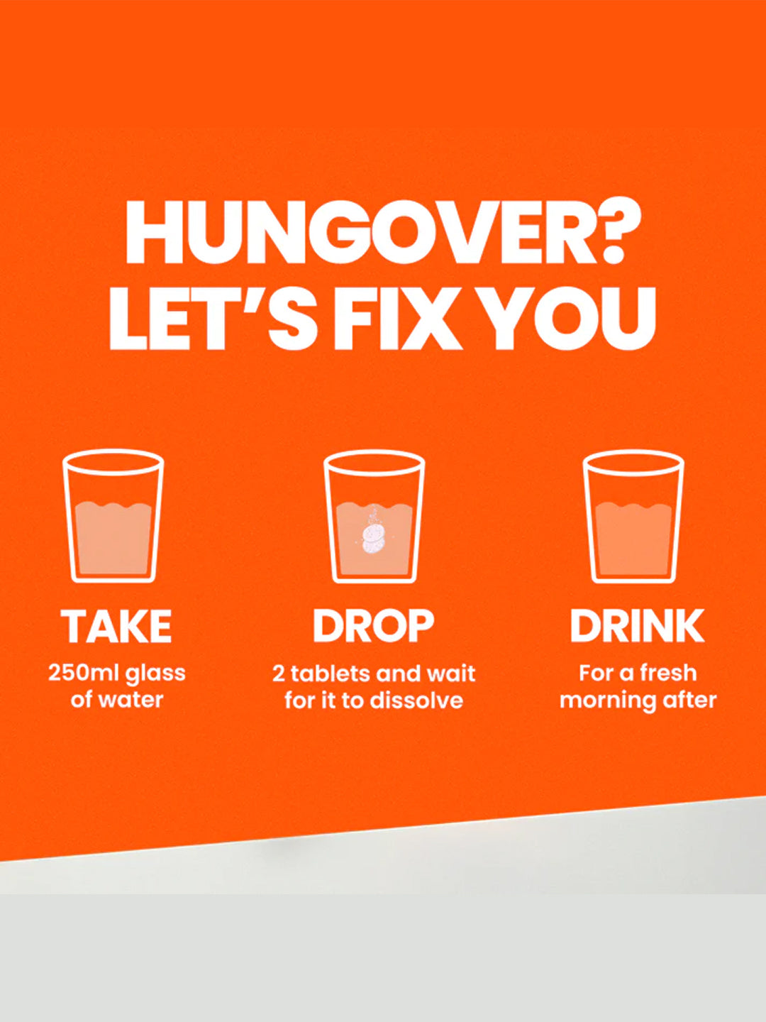 Fast&Up Nightout Instant Hangover Relief (Pack of 3 x 10 Tablets)