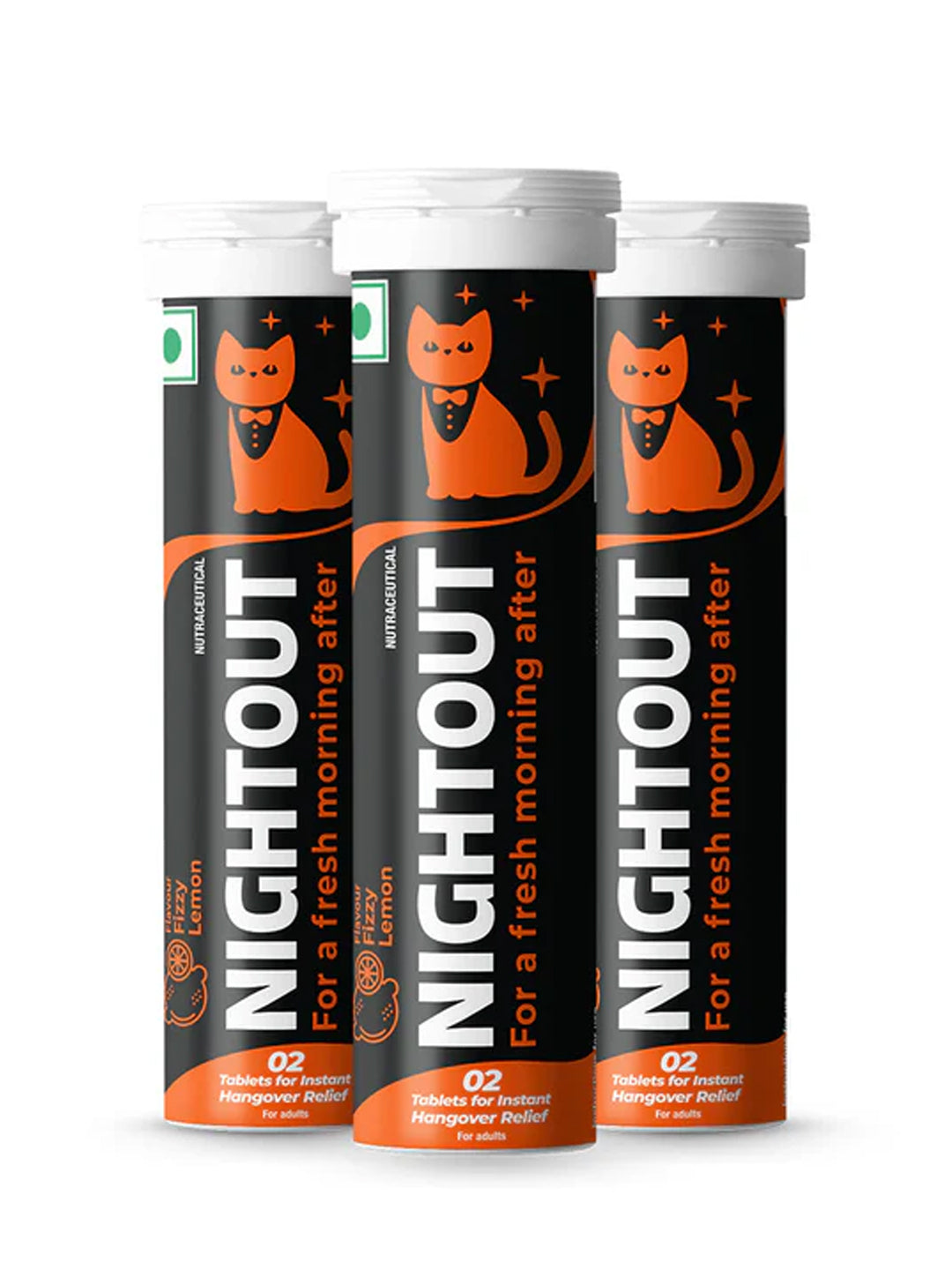 Fast&Up Nightout Instant Hangover Relief (Pack of 3 x 10 Tablets)