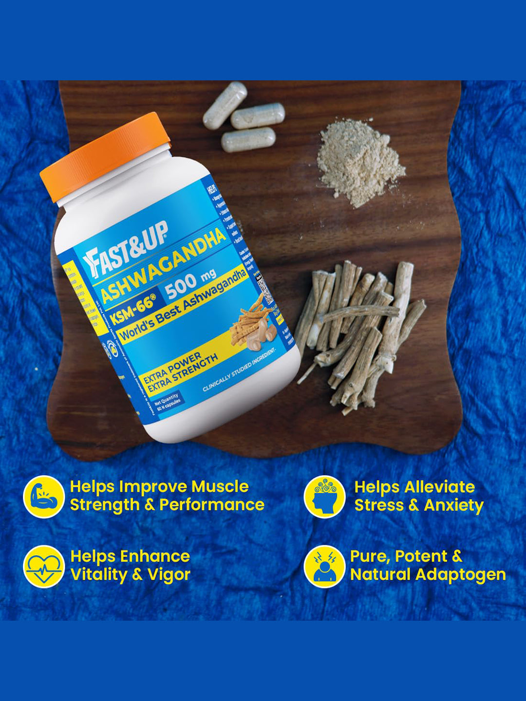Fast&Up Ashwagandha (60 Capsules)