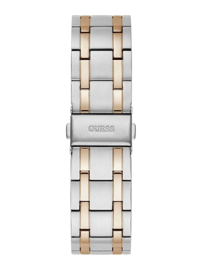 Guess Embellished Dial & Stainless Steel Straps Analogue Watch - GW0330G3