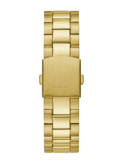 Guess Round Beige Dial Analog Watch - GW0542G2