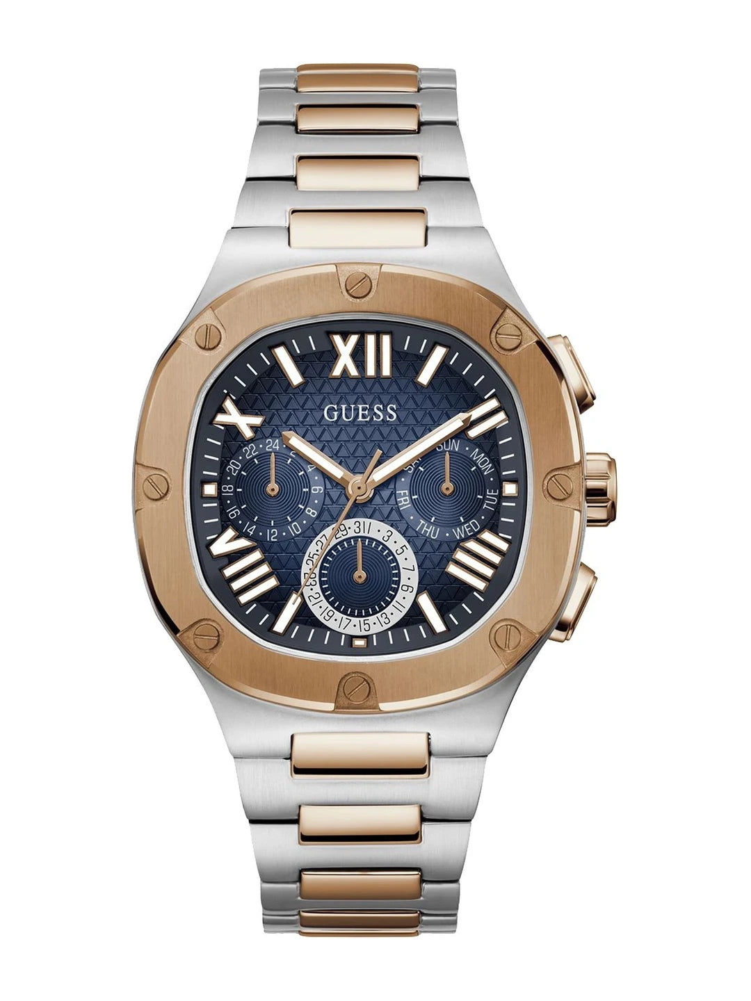 Guess Square 42mm Blue Dial Analog Watch - GW0572G4
