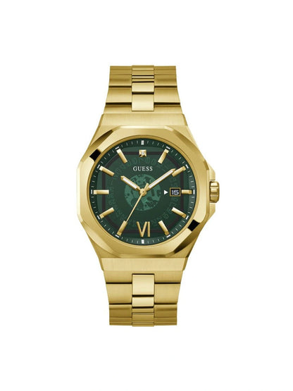 Guess Round 42mm Green Dial Analog Watch - GW0573G2