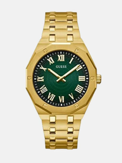 Guess Textured Dial & Stainless Steel Bracelet Style Straps Analogue Watch - GW0575G2