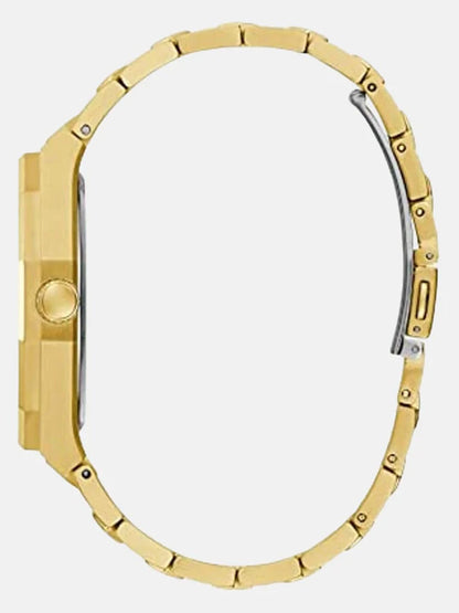 Guess Textured Dial & Stainless Steel Bracelet Style Straps Analogue Watch - GW0575G2