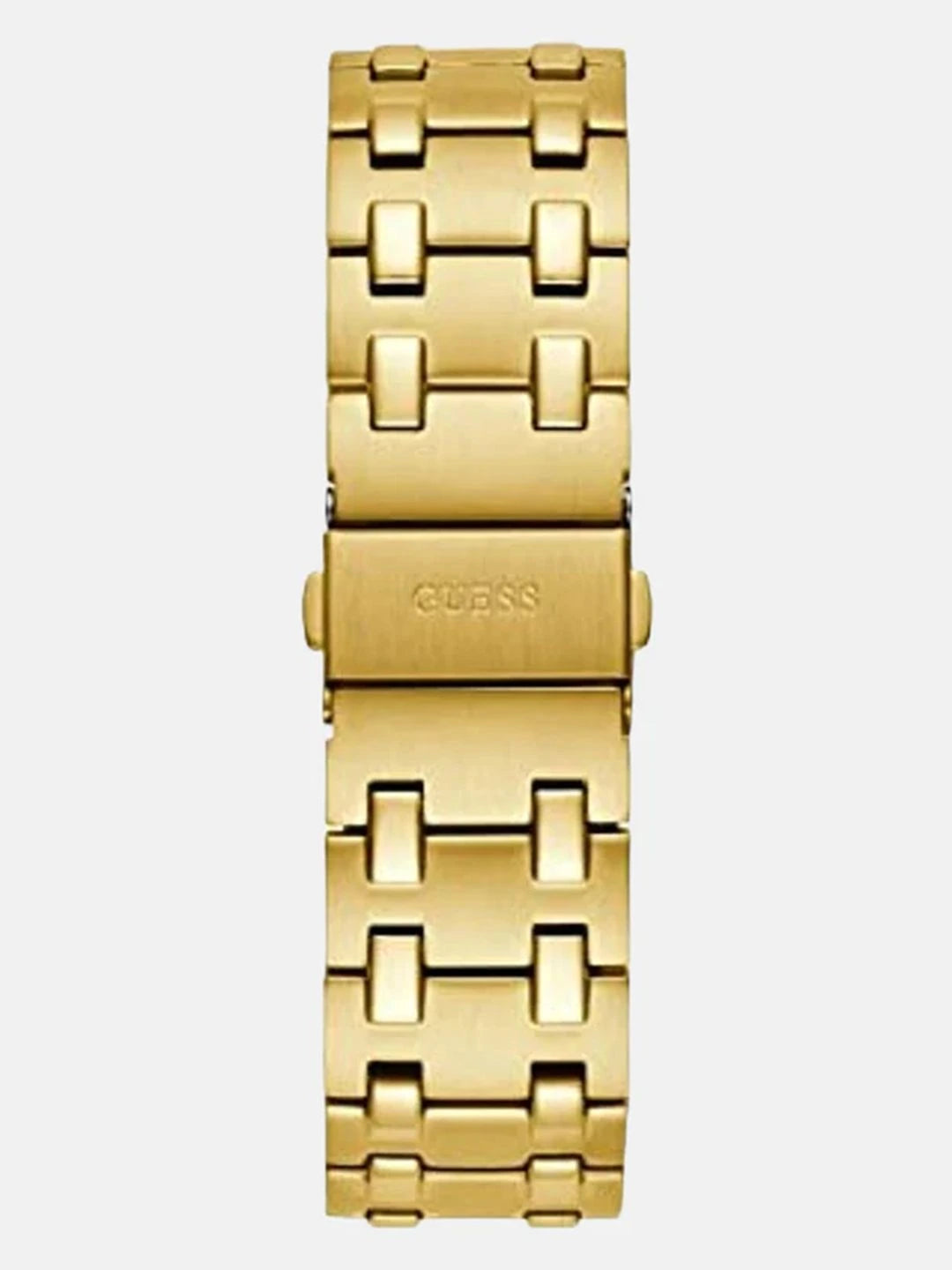 Guess Textured Dial & Stainless Steel Bracelet Style Strap Analogue Watch - GW0575G2