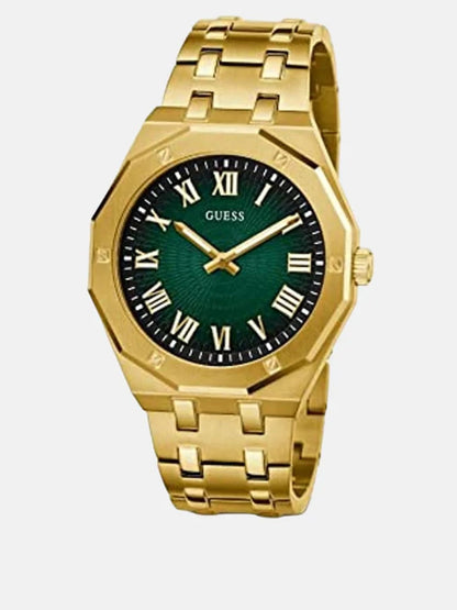 Guess Textured Dial & Stainless Steel Bracelet Style Straps Analogue Watch - GW0575G2