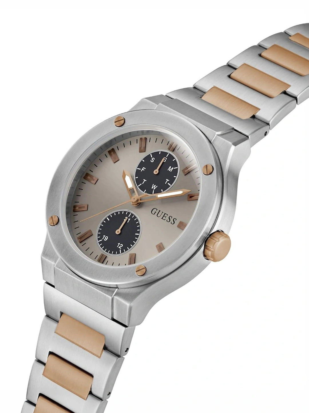 Guess Round Analog Watch - GW0795G2