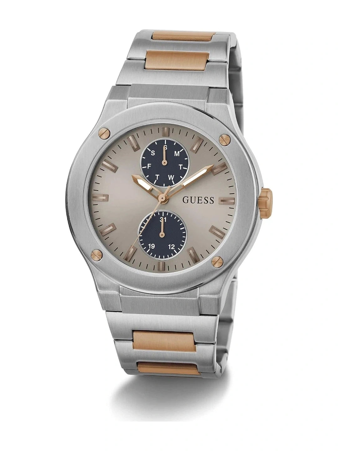 Guess Round Analog Watch - GW0795G2