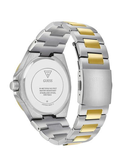 Guess Round 46mm Green Dial Analog Watch - GW0798G3