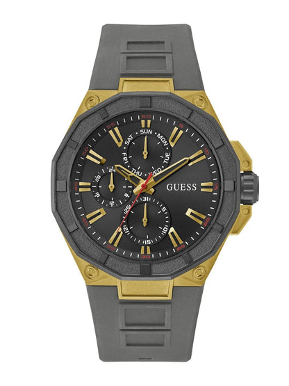 Guess Round 46mm Black Dial Analog Watch - GW0803G1