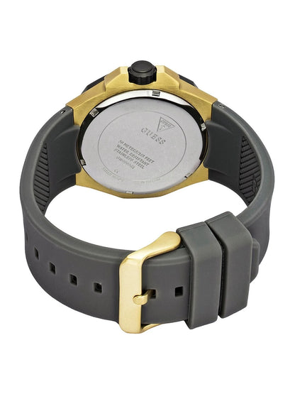 Guess Round 46mm Black Dial Analog Watch - GW0803G1