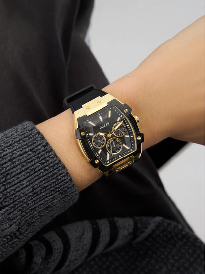 Guess Rectangular Analog Watch - GW0956G2