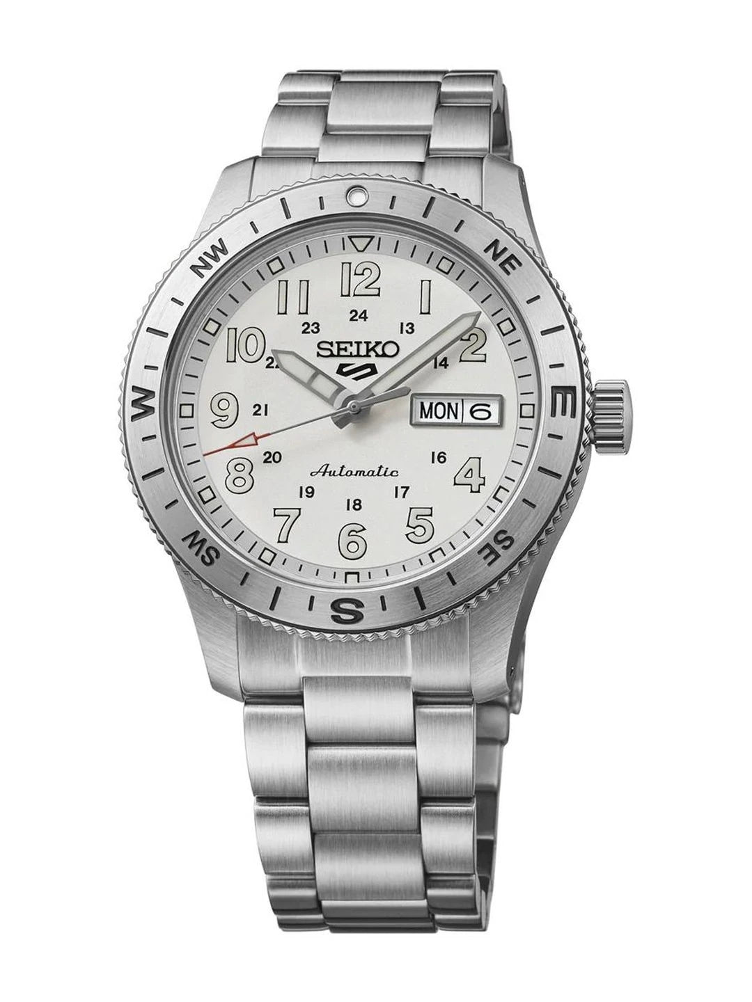 Seiko Dial & Stainless Steel Bracelet Style Straps Analogue Automatic Motion Powered Watch - HDB007K1