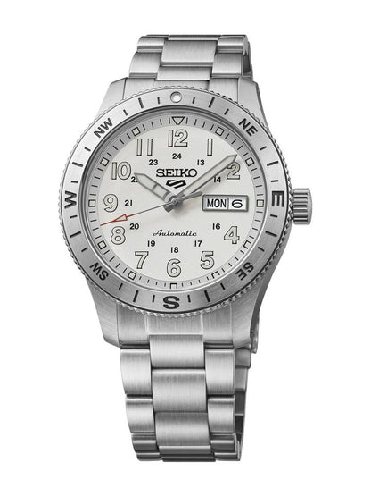 Seiko Dial & Stainless Steel Bracelet Style Straps Analogue Automatic Motion Powered Watch - HDB007K1