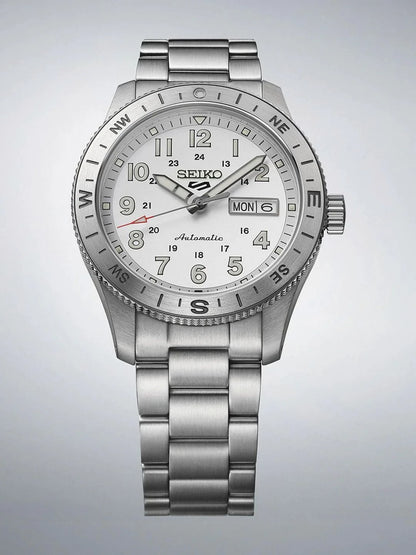 Seiko Dial & Stainless Steel Bracelet Style Straps Analogue Automatic Motion Powered Watch - HDB007K1