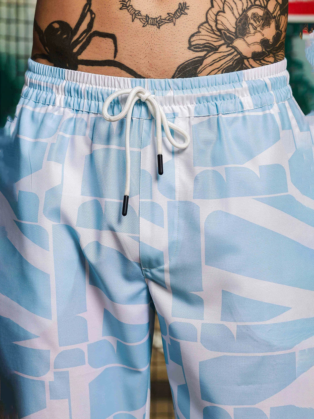 House Of Koala Blue Abstract Print Relaxed Fit All Day Pant
