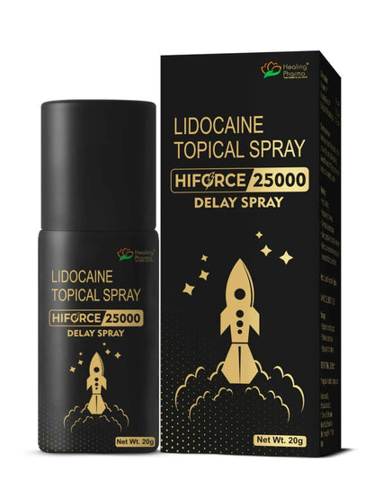 Healing Pharma Hiforce 25000-Lidocaine Topical Delay Spray (20 g)