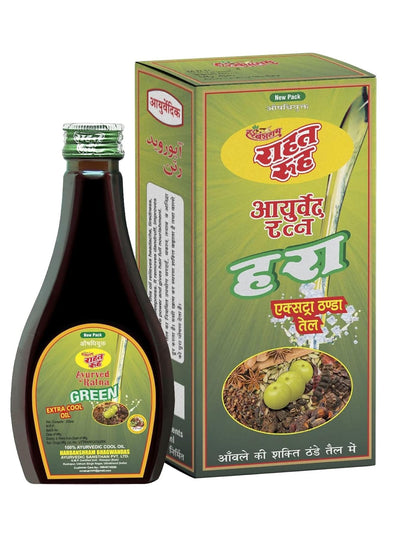 Rahat Rooh Ayurvedic Ratna Green Hair Oil (200 ml)