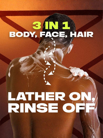 AXE  3 In 1 Body, Face & Hair Wash For Men  250ml