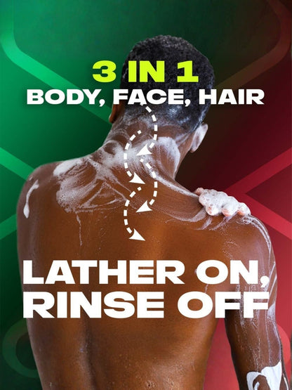 Axe 3 In 1 Body, Face & Hair Wash For Men  400ml