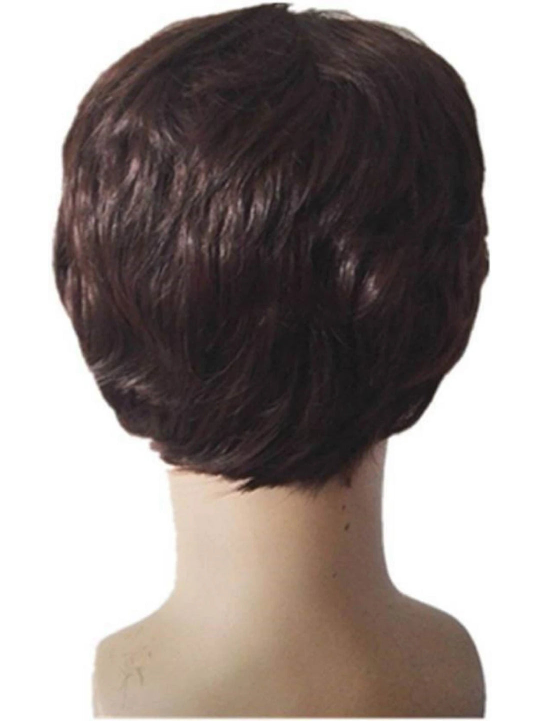 CRIBE Brown 6 Inch Medium Synthetic Hair Wig for Men