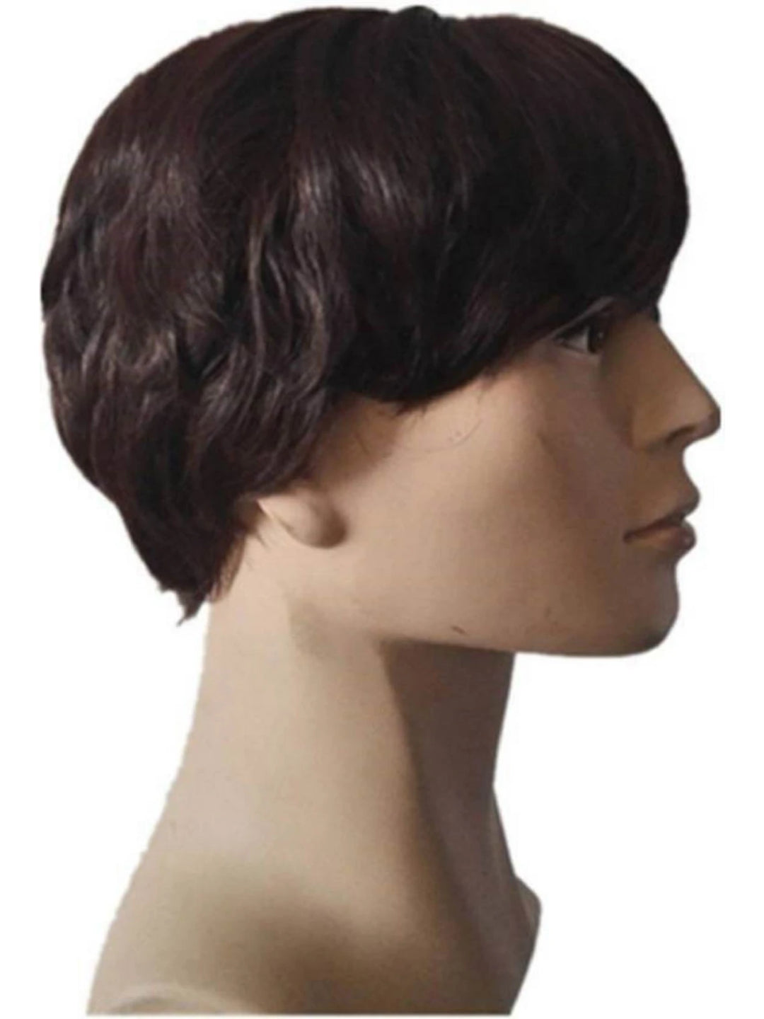 CRIBE Brown 6 Inch Medium Synthetic Hair Wig for Men