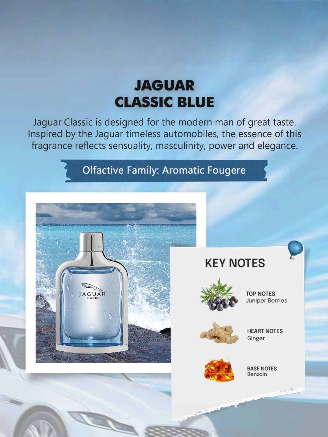 Jaguar Classic Blue Eau de Toilette (100ml)
