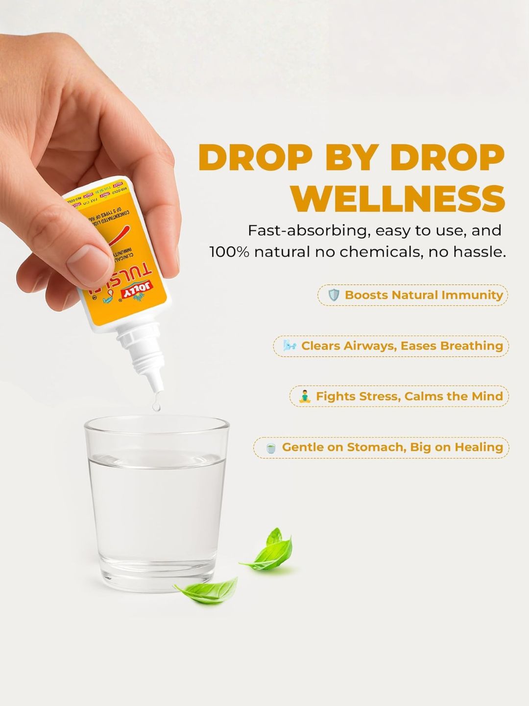 Jolly Tulsi 51 Drops 30 ml - (Pack of 2)