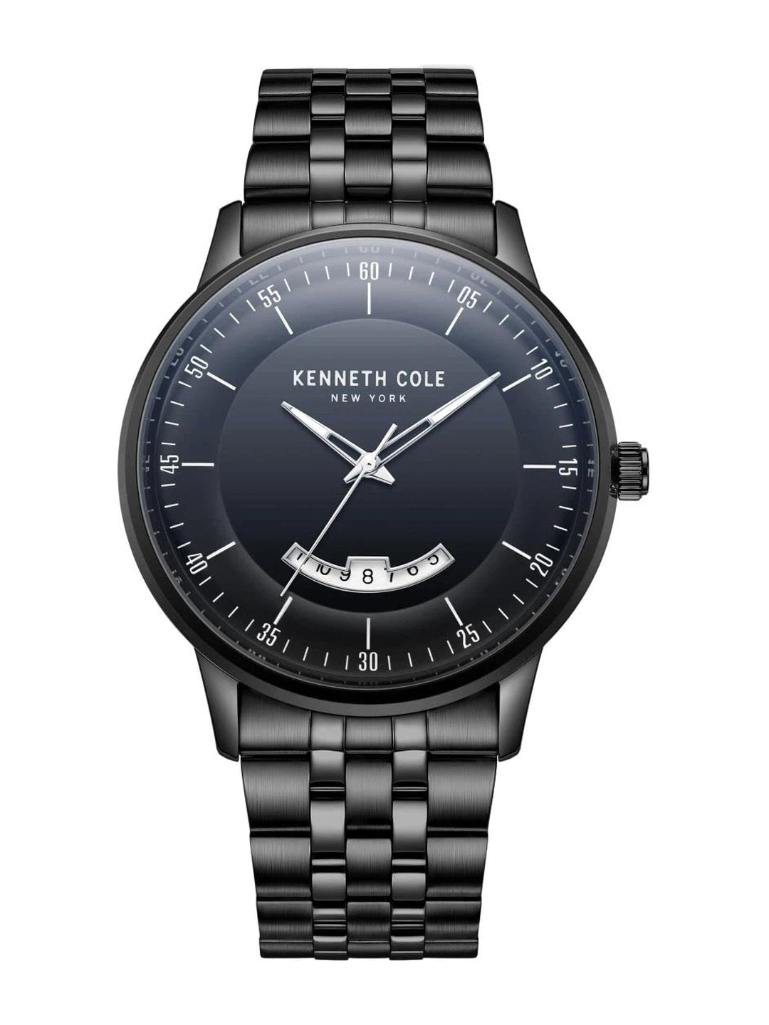 Kenneth Cole Round Black Dial Analog Watch - KCWGH2221202MN