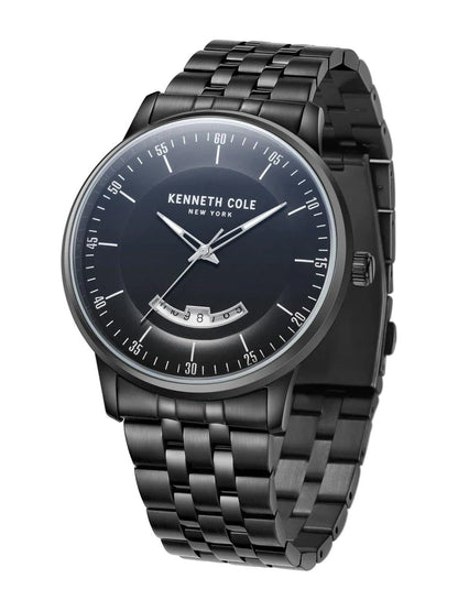 Kenneth Cole Round Black Dial Analog Watch - KCWGH2221202MN