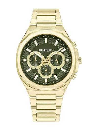 Kenneth Cole Round Green Dial Analog Watch - KCWGI2104905MNW