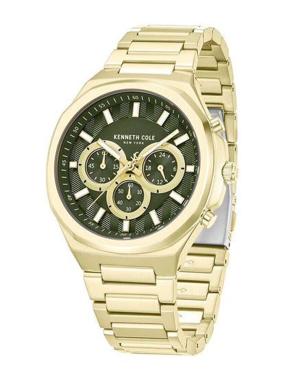 Kenneth Cole Round Green Dial Analog Watch - KCWGI2104905MNW