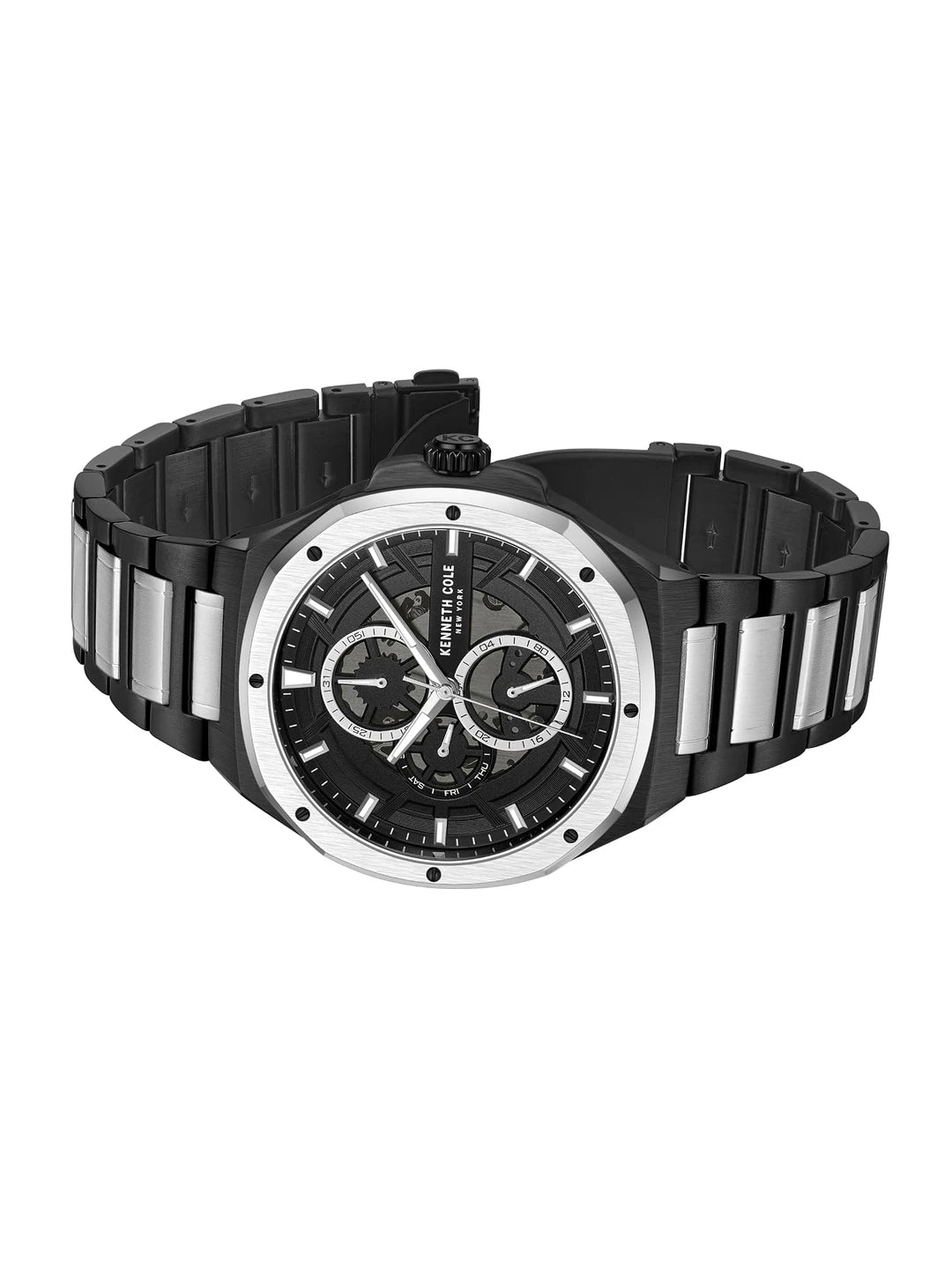 Kenneth Cole Round Black Dial Analog Watch - KCWGK0047203MN