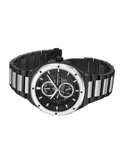 Kenneth Cole Round Black Dial Analog Watch - KCWGK0047203MN