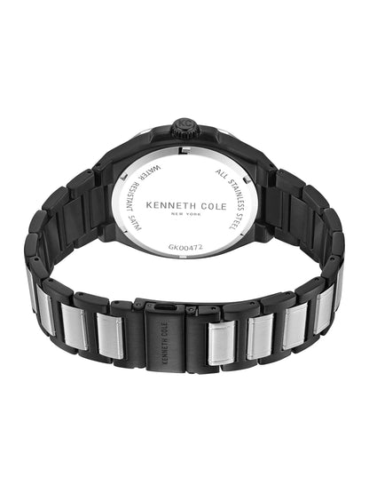 Kenneth Cole Round Black Dial Analog Watch - KCWGK0047203MN