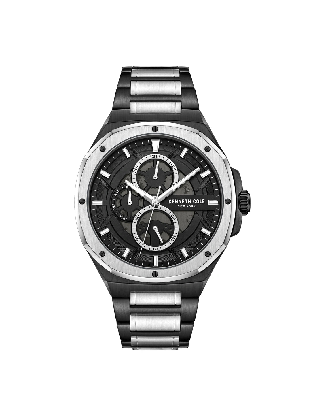 Kenneth Cole Round Black Dial Analog Watch - KCWGK0047203MN