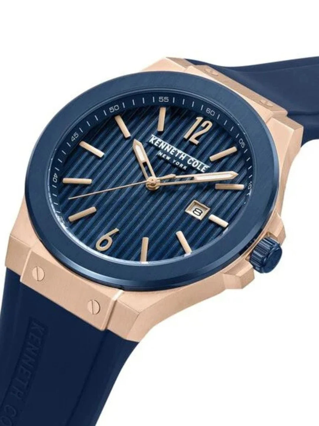 Kenneth Cole Quartz Analog With Blue Dial Watch - KCWGN0034403MN