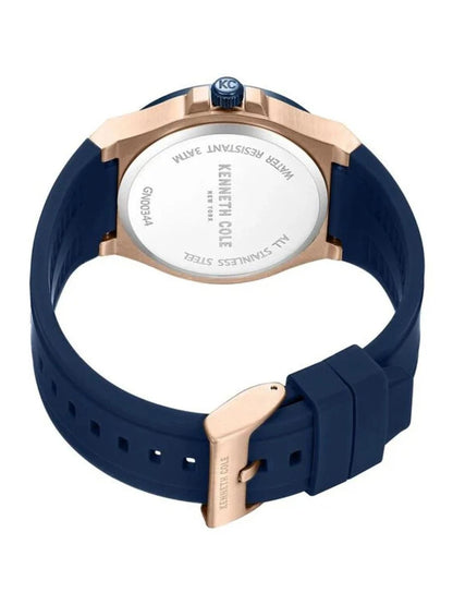 Kenneth Cole Quartz Analog With Blue Dial Watch - KCWGN0034403MN