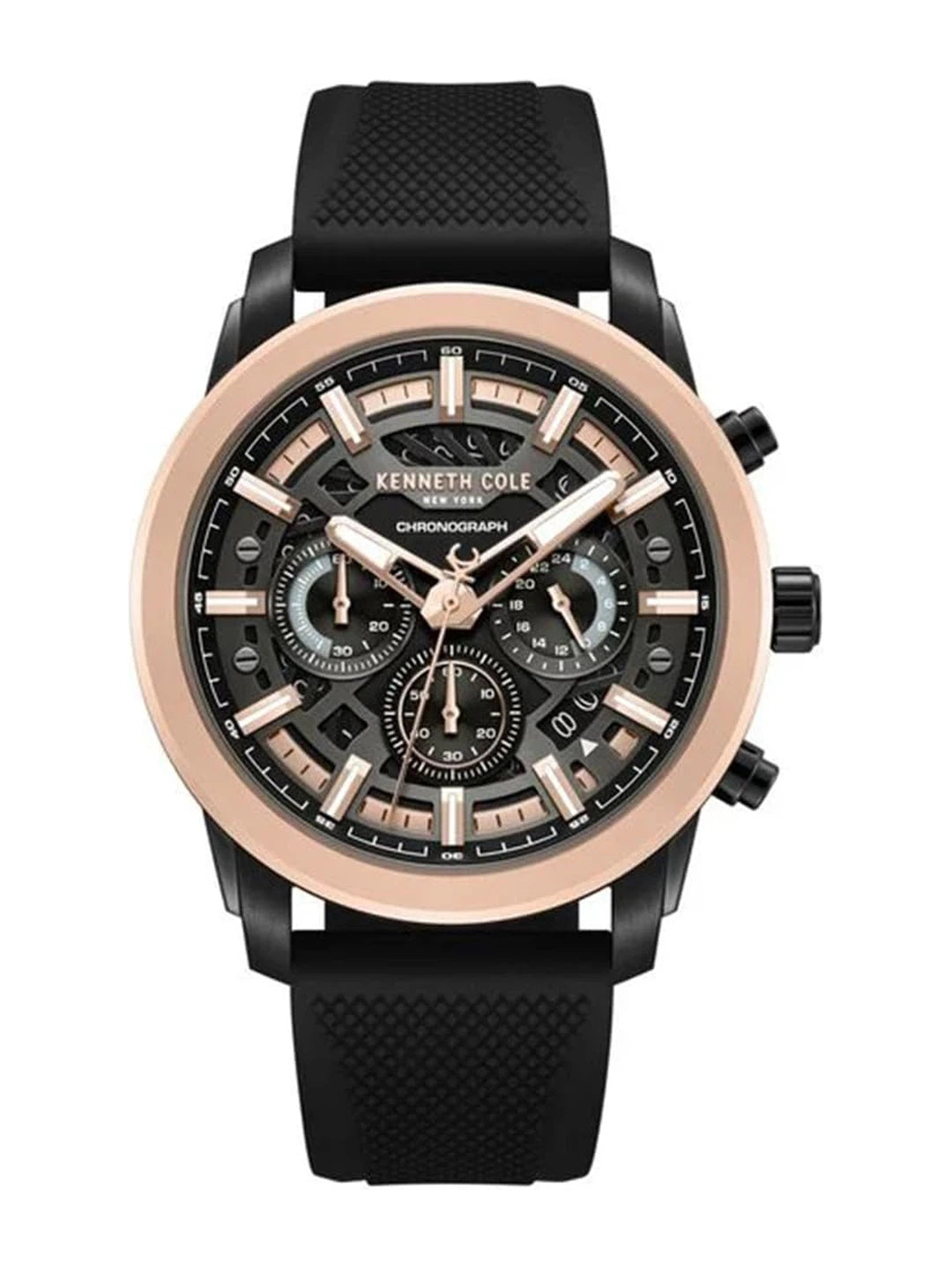 Kenneth Cole Round Analog Watch - KCWGO0067702MN