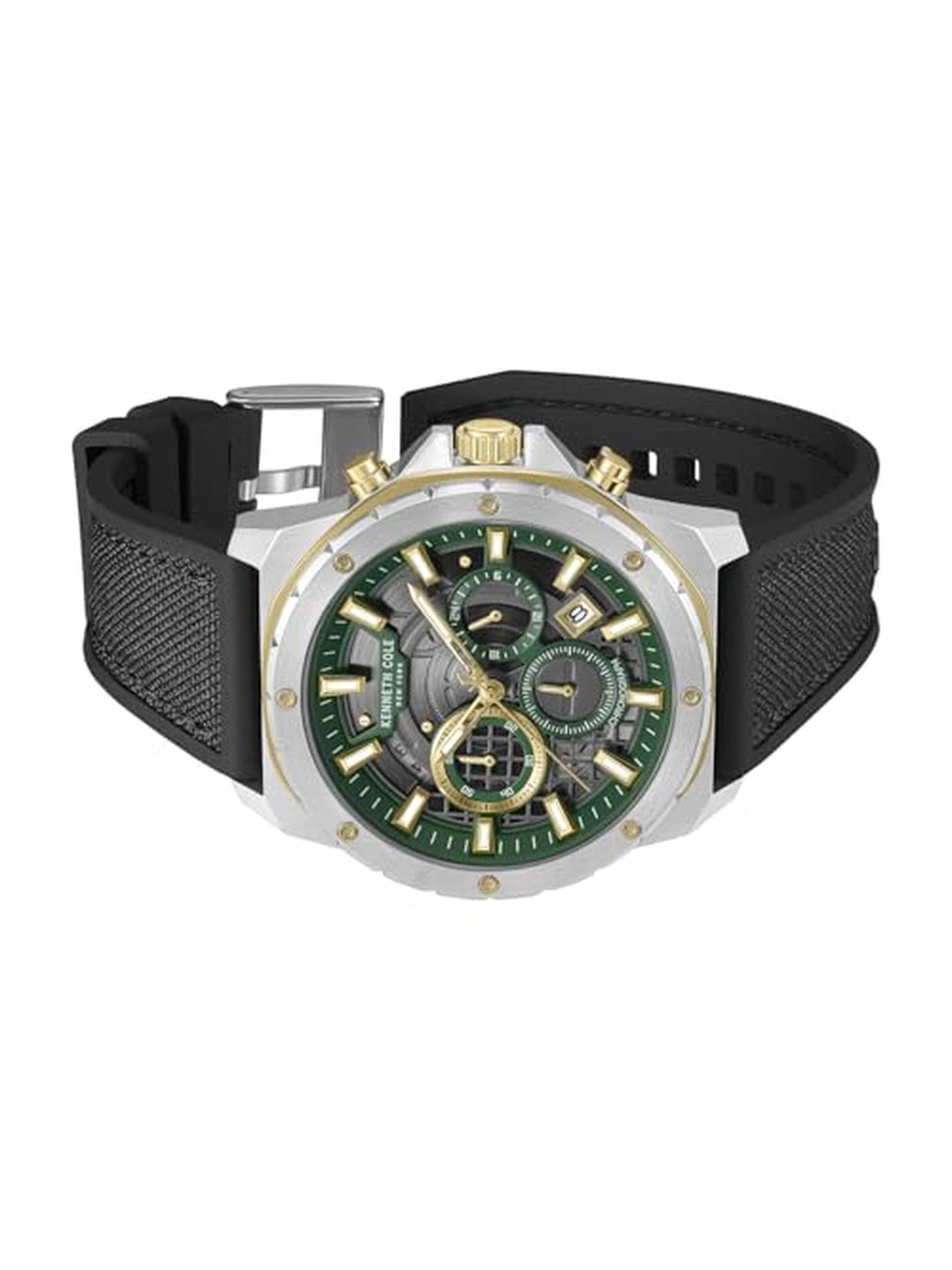 Kenneth Cole Round Green Dial Analog Watch - KCWGO0087603MNW