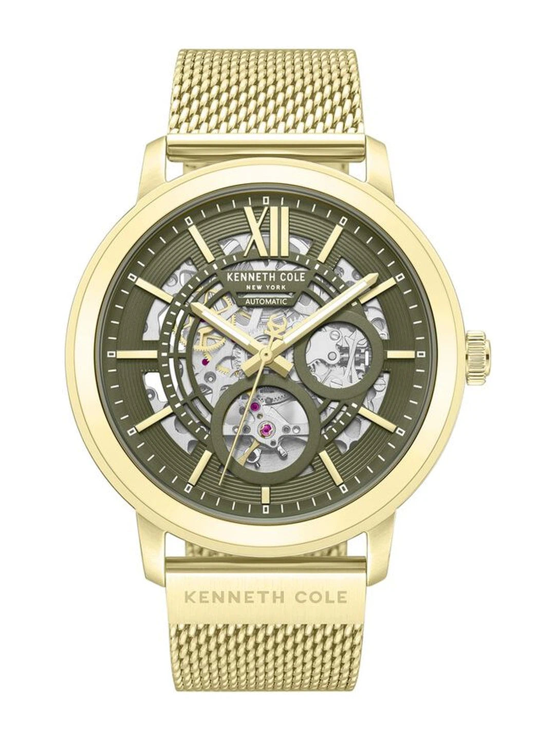 Kenneth Cole Round Green Dial Analog Watch - KCWGY0081203MNW