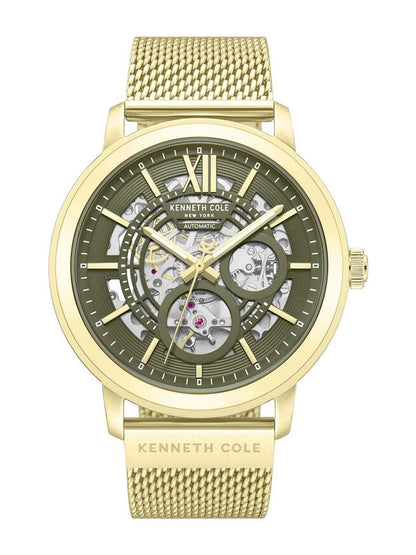 Kenneth Cole Round Green Dial Analog Watch - KCWGY0081203MNW